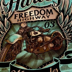 COPY - New Harley Davidson Freedom Hwy Bling 3XL
